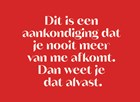 andC aankondiging